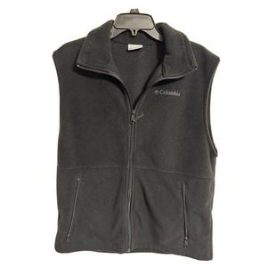 Columbia‎ Black Fleece Vest Sz M